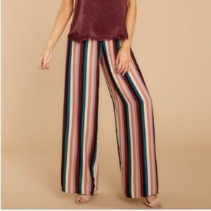 Flowy striped pants, super cute
